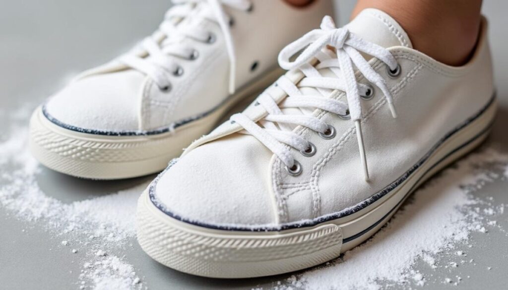 Nettoyer Chaussure Blanche Tissu Bicarbonate