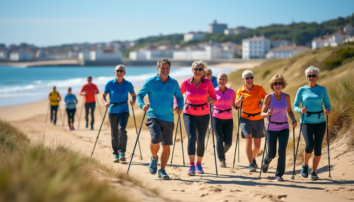 découvrez l'ambiance conviviale et sportive de la marche nordique aux sables-d’olonne ce dimanche. initiez-vous à cette discipline en pleine nature et profitez d’un événement dynamique ouvert à tous.