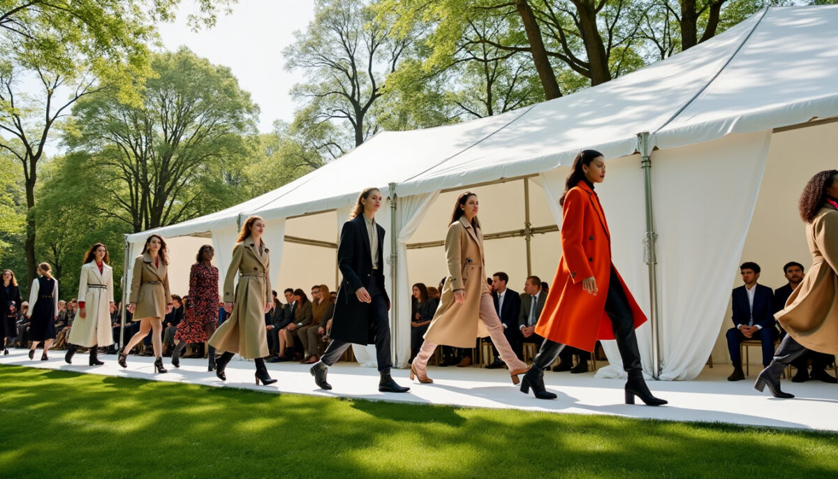 découvrez comment burberry a insufflé une nouvelle énergie à la semaine de la mode à londres avec un défilé sensationnel organisé à hyde park, alliant tradition britannique et modernité stylistique.