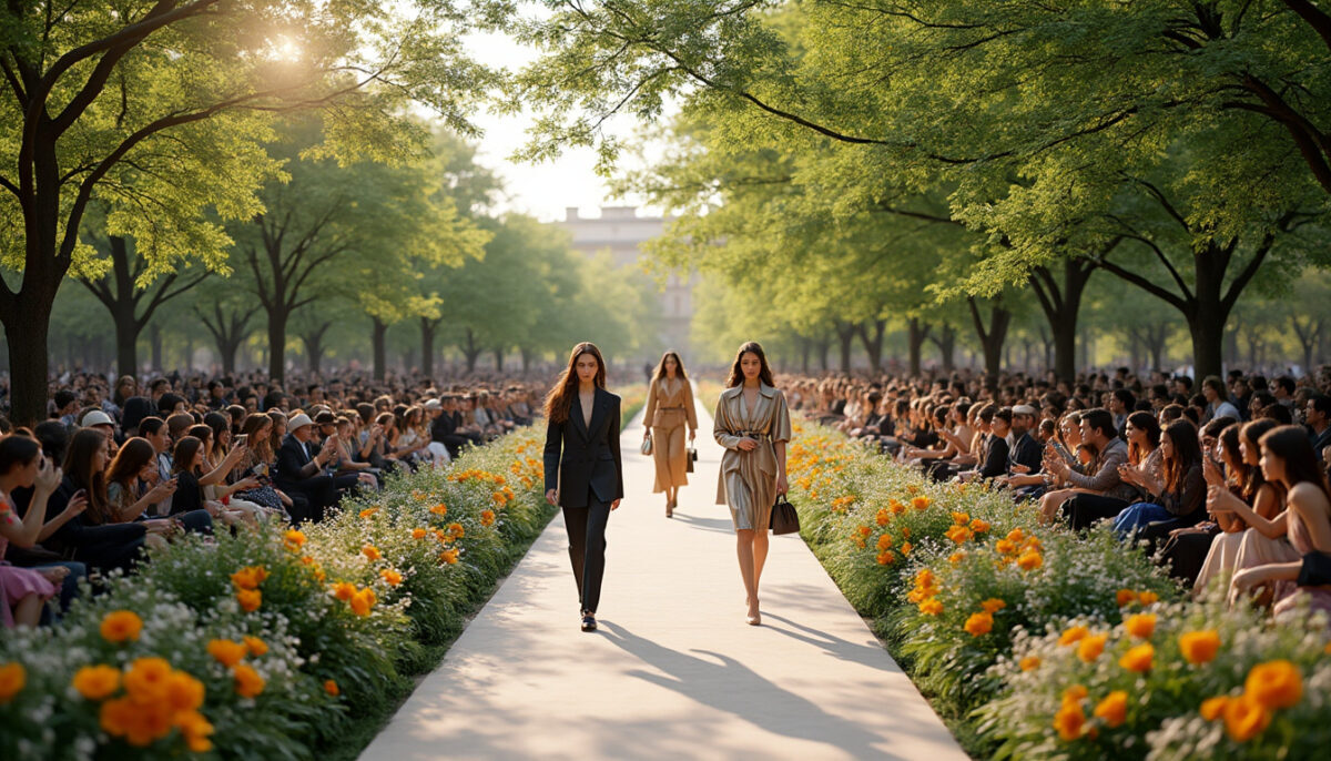 découvrez comment burberry a insufflé une nouvelle énergie à la semaine de la mode de londres avec un défilé original et élégant à hyde park, célébrant la créativité britannique.