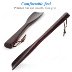 Stack of homemade pancakes with syrup.