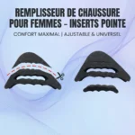 Remplisseur Pointe Chaussure Decoupable Remplisseur de chaussure pour femmes – Inserts Pointe: Coussinets confortables et ajustables pour chaussures pointues.