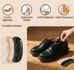 Réducteur pour chaussures trop grandes : Coussinets talon en silicone confortables, antidérapants et anti-frottement.